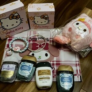 Over 30 Hello Kitty & Friends Items-Plus 4 Hand Sanitizers-3 Boxes are Surprises